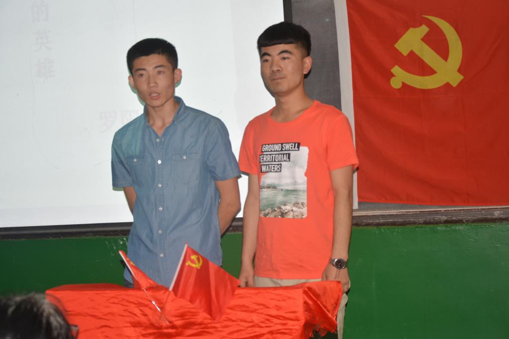 参赛同学精神抖擞