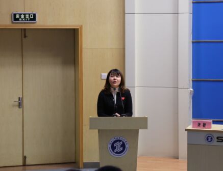 企业代表--伊藤忠物流(中国)有限公司上海分公司副总经理龚捷讲话